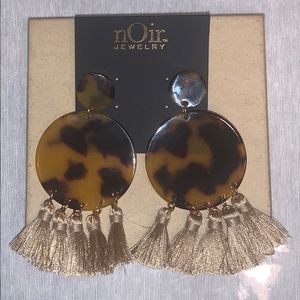 Noir Jewelry Tassel Earrings